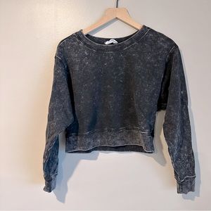 Double Zero Cropped Sweatshirt